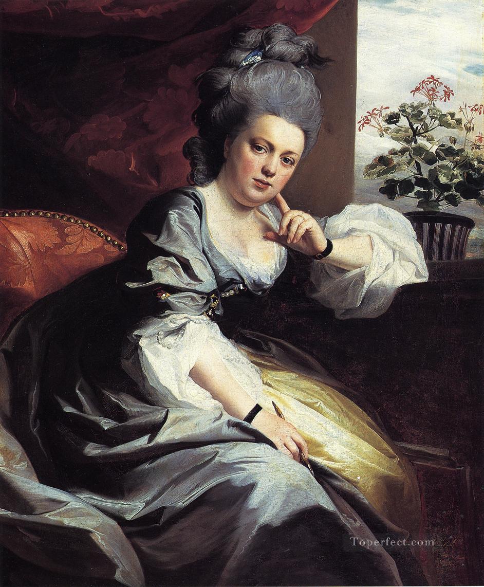 Mrs Clark Gayton colonial New England Portraiture John Singleton Copley Oil Paintings